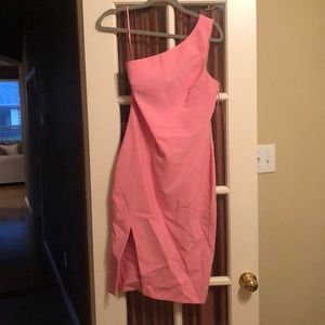 Bubblegum pink Likely One Shoulder Dress
